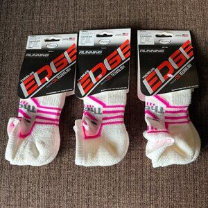 THORLOS EDGE COURT LOT OF 3 MICRO MINI RUNNING SOCKS UNISEX SMALL